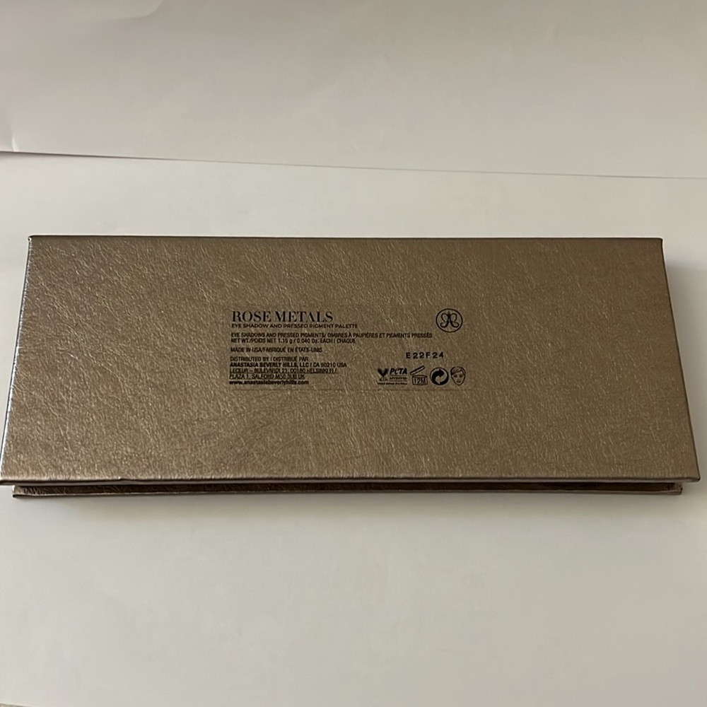 NWOB Anastasia Beverly Hills ROSE METALS Eye Shadow Palette - Picture 7 of 7